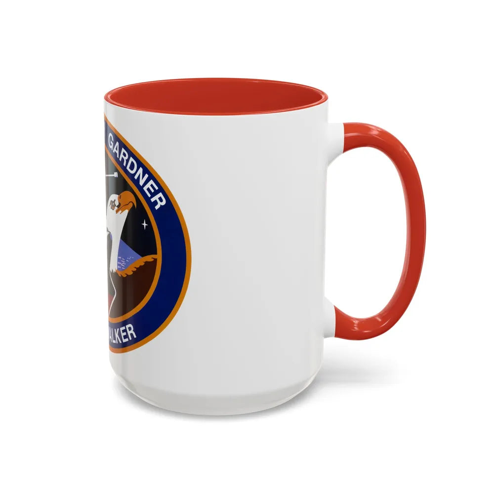 STS 51 a (NASA) Accent Coffee Mug-Go Mug Yourself