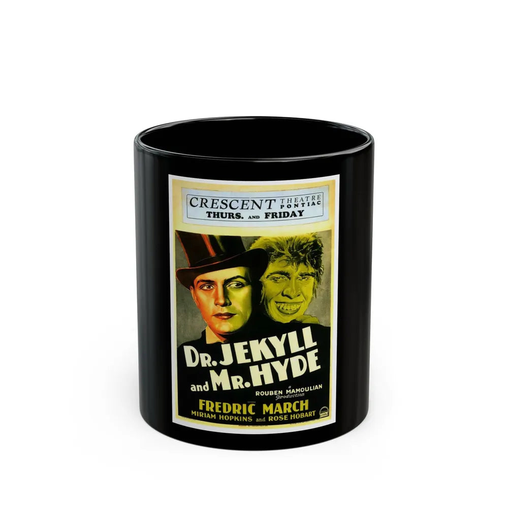 DR. JEKYLL AND MR. HYDE (3) 1931 Movie Poster - Black Coffee Mug-11oz-Go Mug Yourself