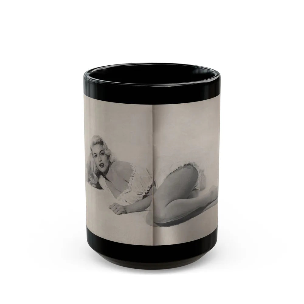 Jayne Mansfield #313 - JAYNE Pocket Magazine Joined (Vintage Female Icon) Black Coffee Mug-15oz-Go Mug Yourself