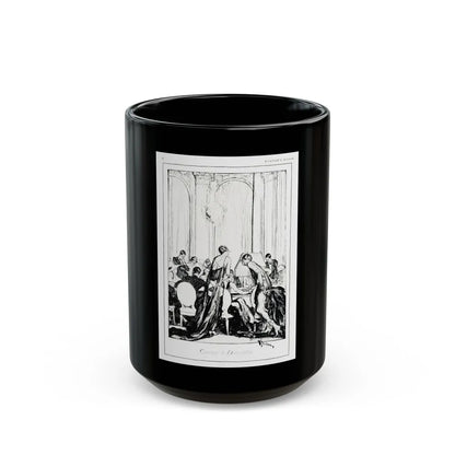 Casino a Deauville, Harper's Bazaar, July 1923 - Black Coffee Mug-15oz-Go Mug Yourself