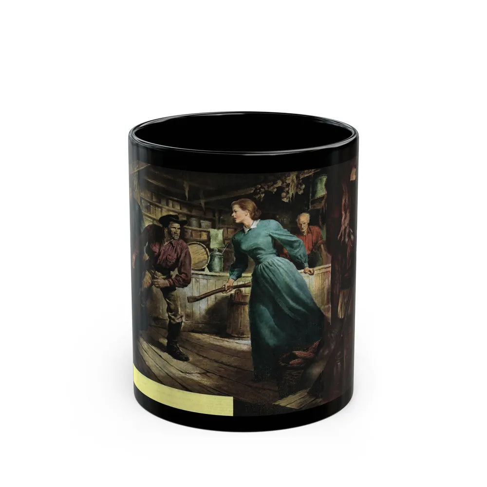 Custom of the Country, Collier's May 29, 1948 - Black Coffee Mug-11oz-Go Mug Yourself