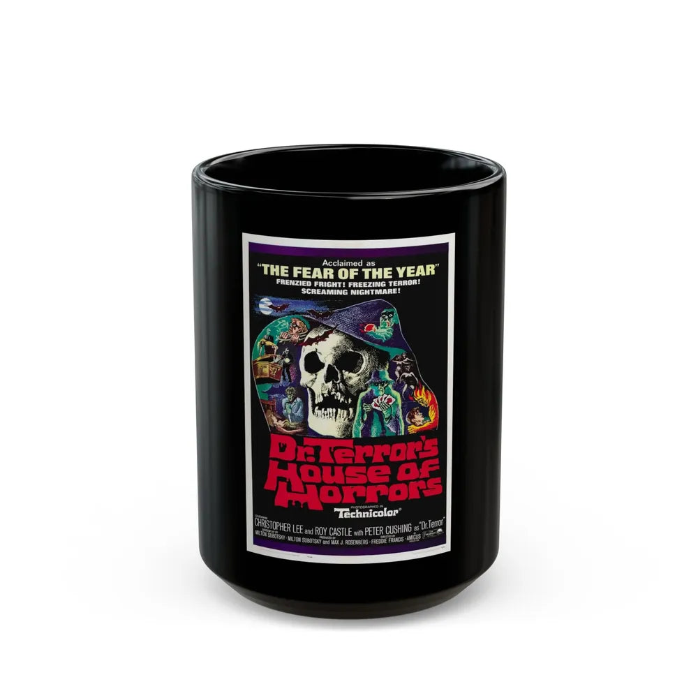 DR. TERROR'S HOUSE OF HORRORS (2) 1967 Movie Poster - Black Coffee Mug-15oz-Go Mug Yourself