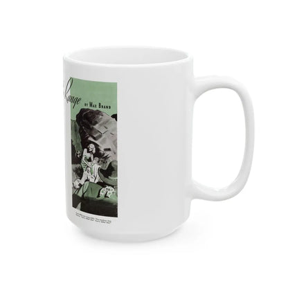 Dust Across The Range (1), The American Magazine, December 1937 - White Coffee Mug-Go Mug Yourself