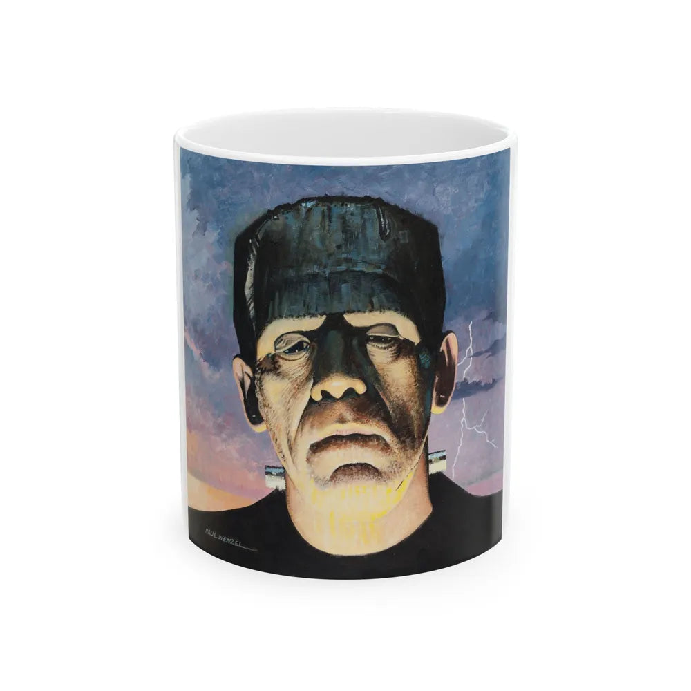 Frankenstein - White Coffee Mug-11oz-Go Mug Yourself