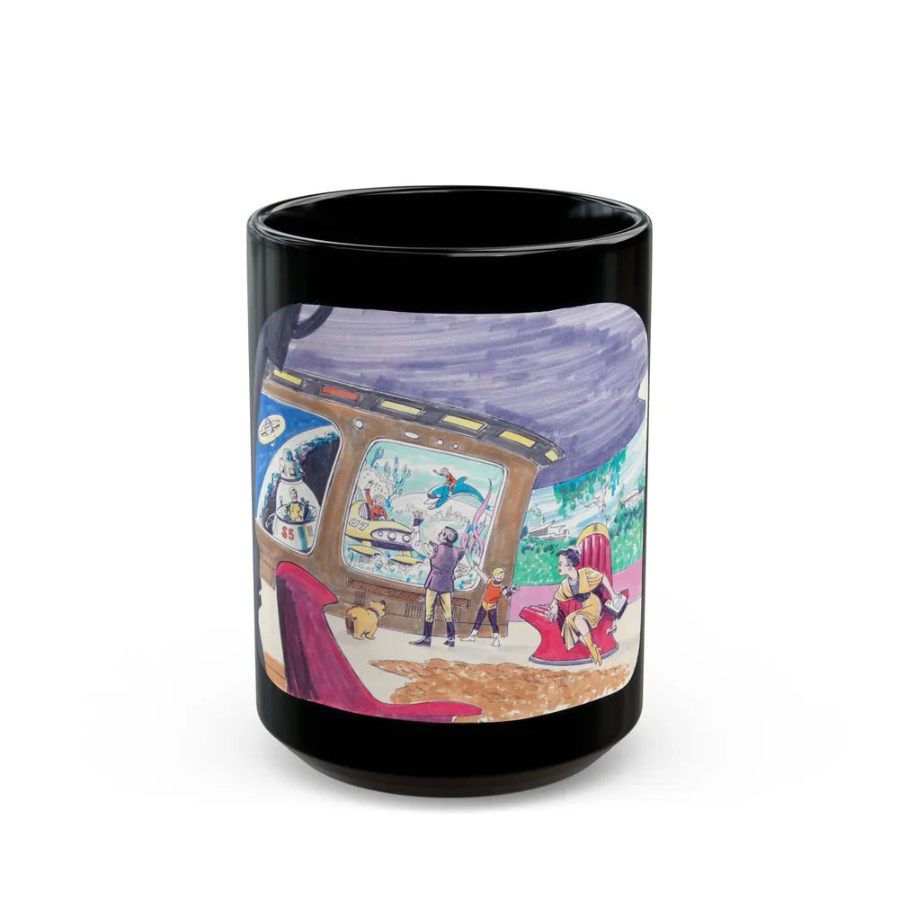 Concept art for the Great Undersea Race (3) - Black Coffee Mug-15oz-Go Mug Yourself