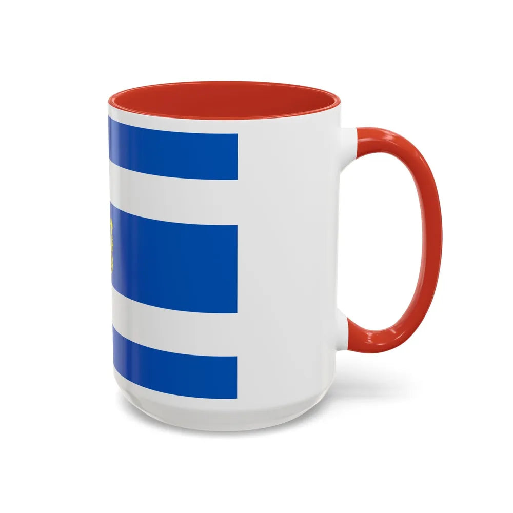 Flag of Kherson Ukraine - Accent Coffee Mug-Go Mug Yourself