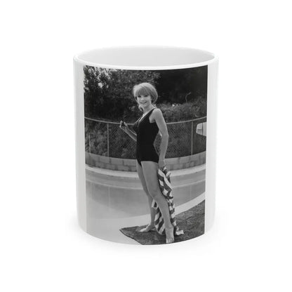 Francine York #182 (Vintage Female Icon) White Coffee Mug-11oz-Go Mug Yourself