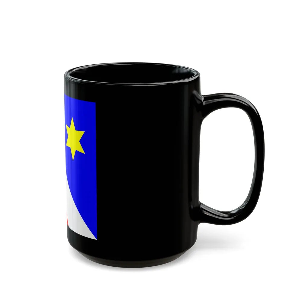 Flag of Zollikon Switzerland - Black Coffee Mug-Go Mug Yourself