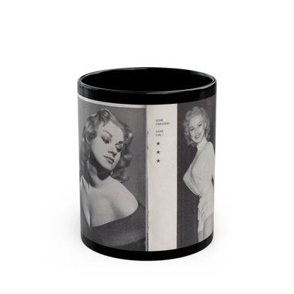 Norma Sykes #151 - 66 PHOTOGRAPHS OF Sabrina U.K. Pocket Mag. Pages 32 & 33 (Vintage Female Icon) Black Coffee Mug-11oz-Go Mug Yourself