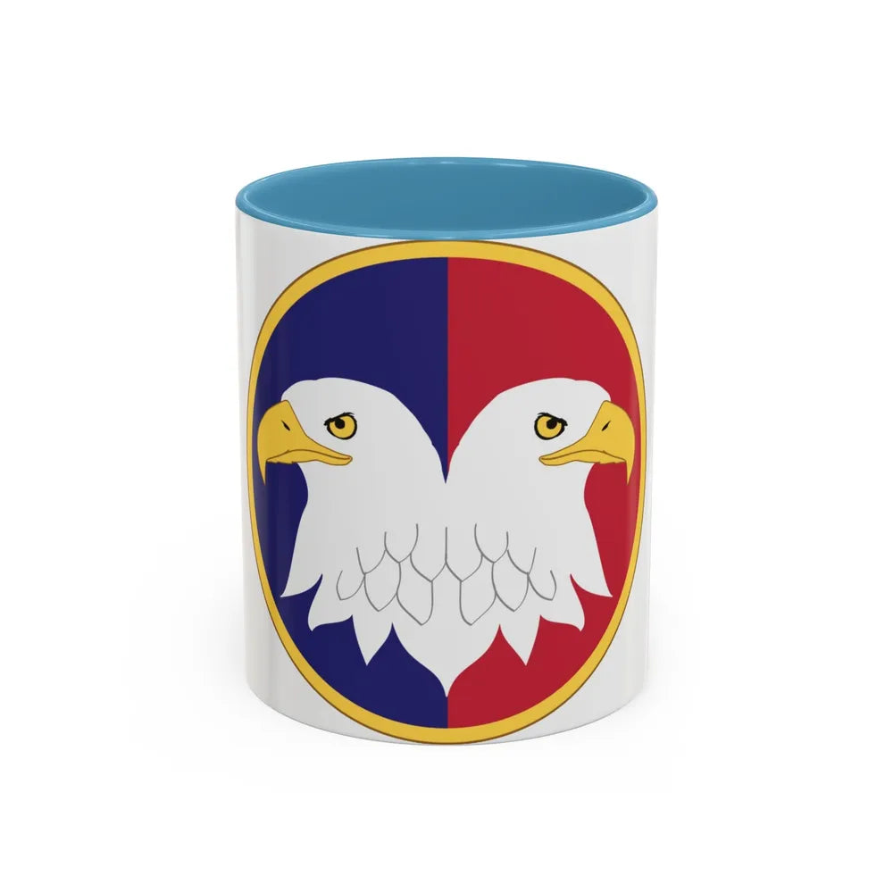 Reserve Command (U.S. Army) Accent Coffee Mug-11oz-Light Blue-Go Mug Yourself