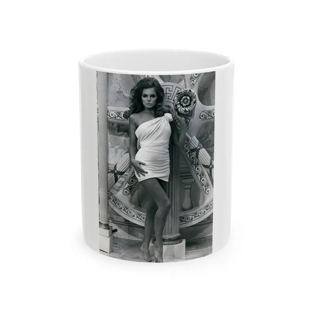 Julie Ege #124 (Vintage Female Icon) White Coffee Mug-11oz-Go Mug Yourself