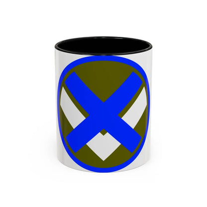 XV Corps (U.S. Army) Accent Coffee Mug-11oz-Black-Go Mug Yourself