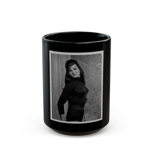 Gila Golan #115 (Vintage Female Icon) Black Coffee Mug-15oz-Go Mug Yourself