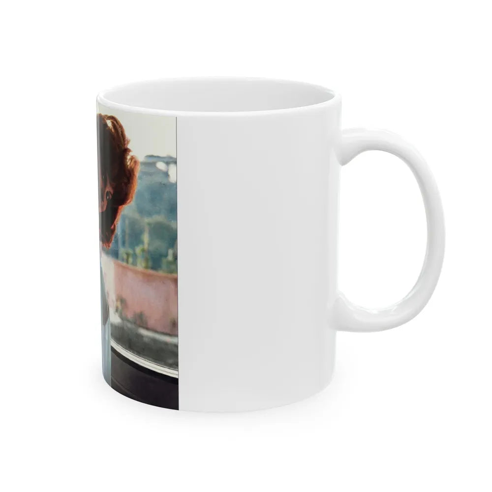 Tina Louise #95 - See through night gown (Vintage Female Icon) White Coffee Mug-Go Mug Yourself