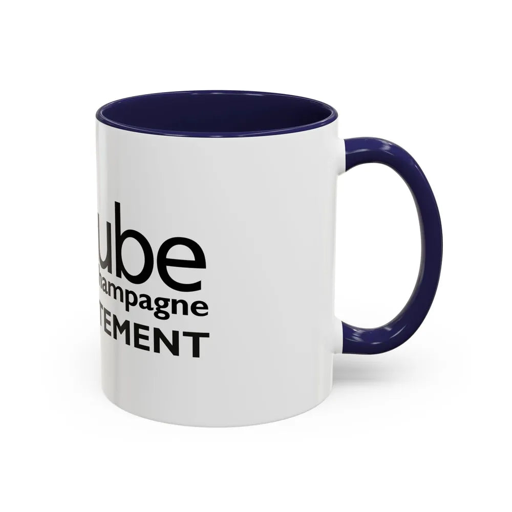 Flag of Aube France - Accent Coffee Mug-Go Mug Yourself