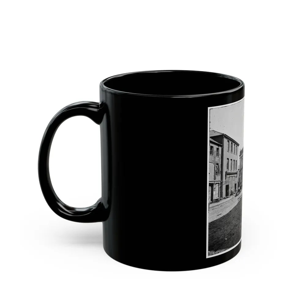 Charleston, S.C. The Post Office (Old Exchange And Custom House, 122 East Bay) (U.S. Civil War) Black Coffee Mug-Go Mug Yourself