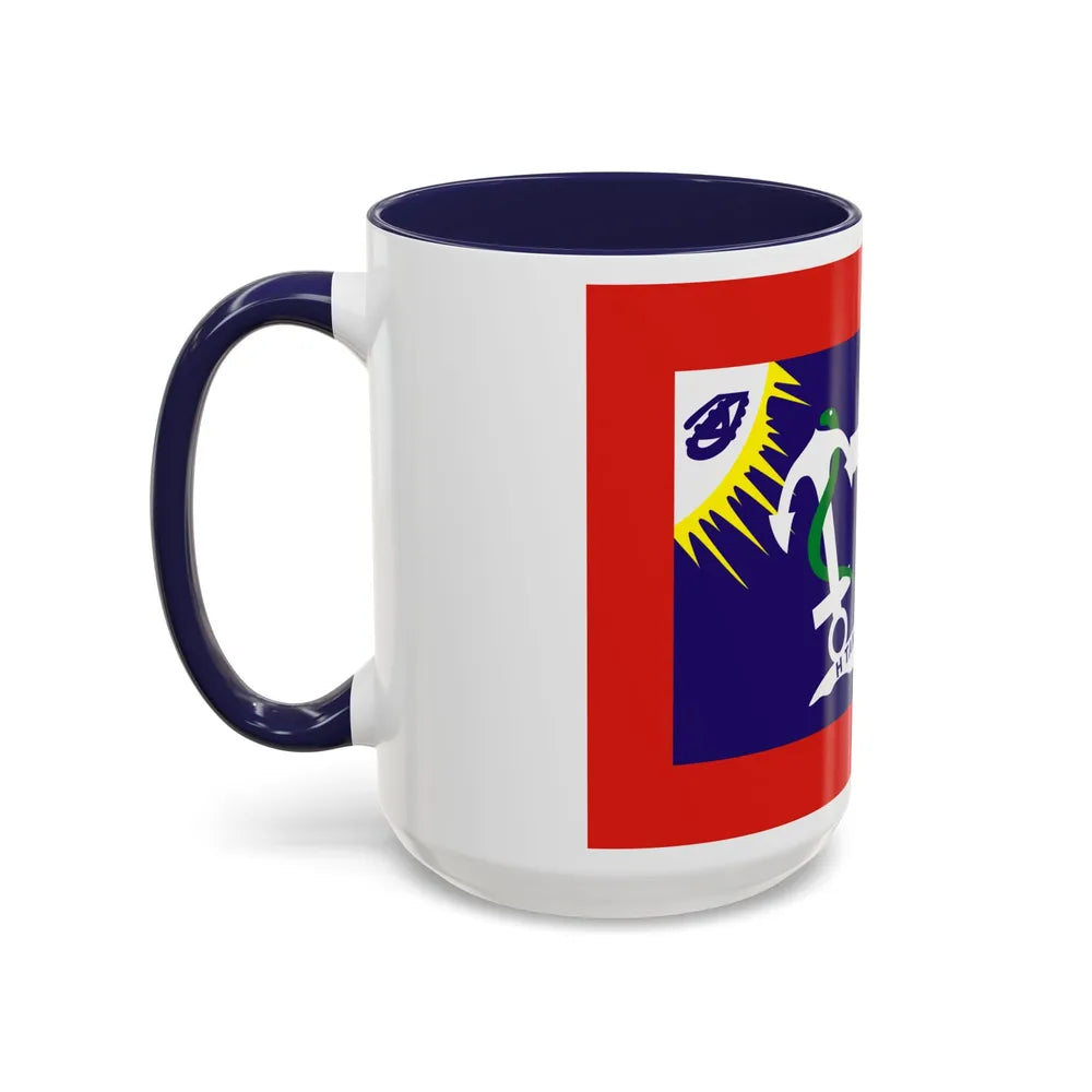 Flag of Hydra Greece - Accent Coffee Mug-Go Mug Yourself