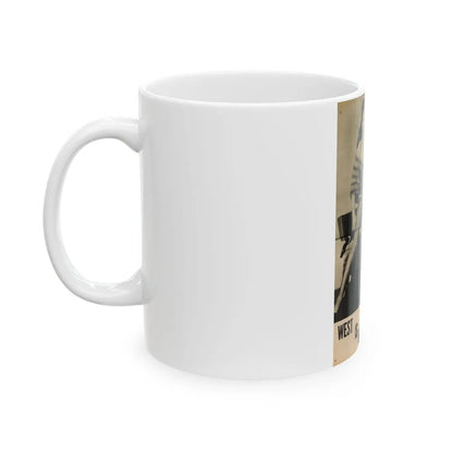 Evelyn West #25 - (Vintage Female Icon) White Coffee Mug-Go Mug Yourself