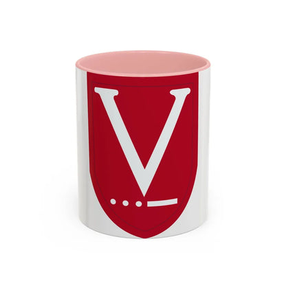 Victory Task Force (U.S. Army) Accent Coffee Mug-11oz-Pink-Go Mug Yourself