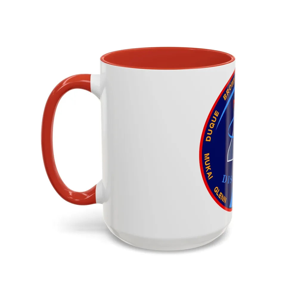 STS 95 (NASA) Accent Coffee Mug-Go Mug Yourself