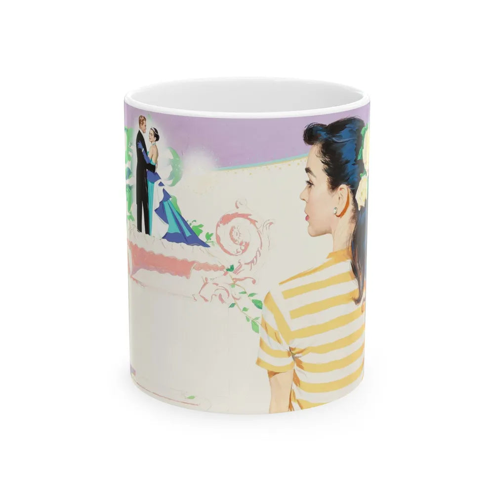 Dreaming, Magazine Illustration - White Coffee Mug-11oz-Go Mug Yourself