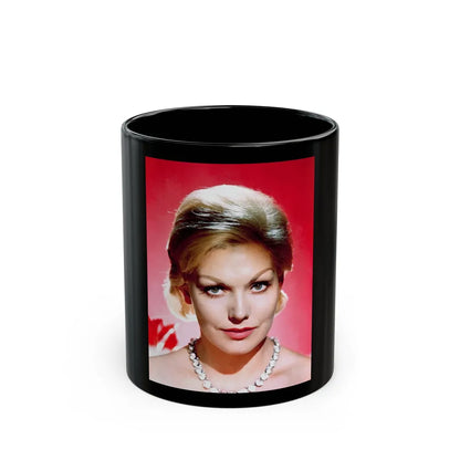 Kim Novak #336 (Vintage Female Icon) Black Coffee Mug-11oz-Go Mug Yourself