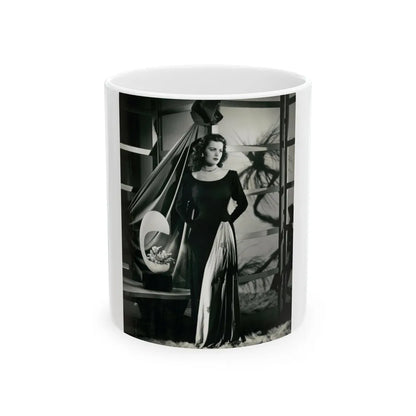 Faith Domergue #214 (Vintage Female Icon) White Coffee Mug-11oz-Go Mug Yourself