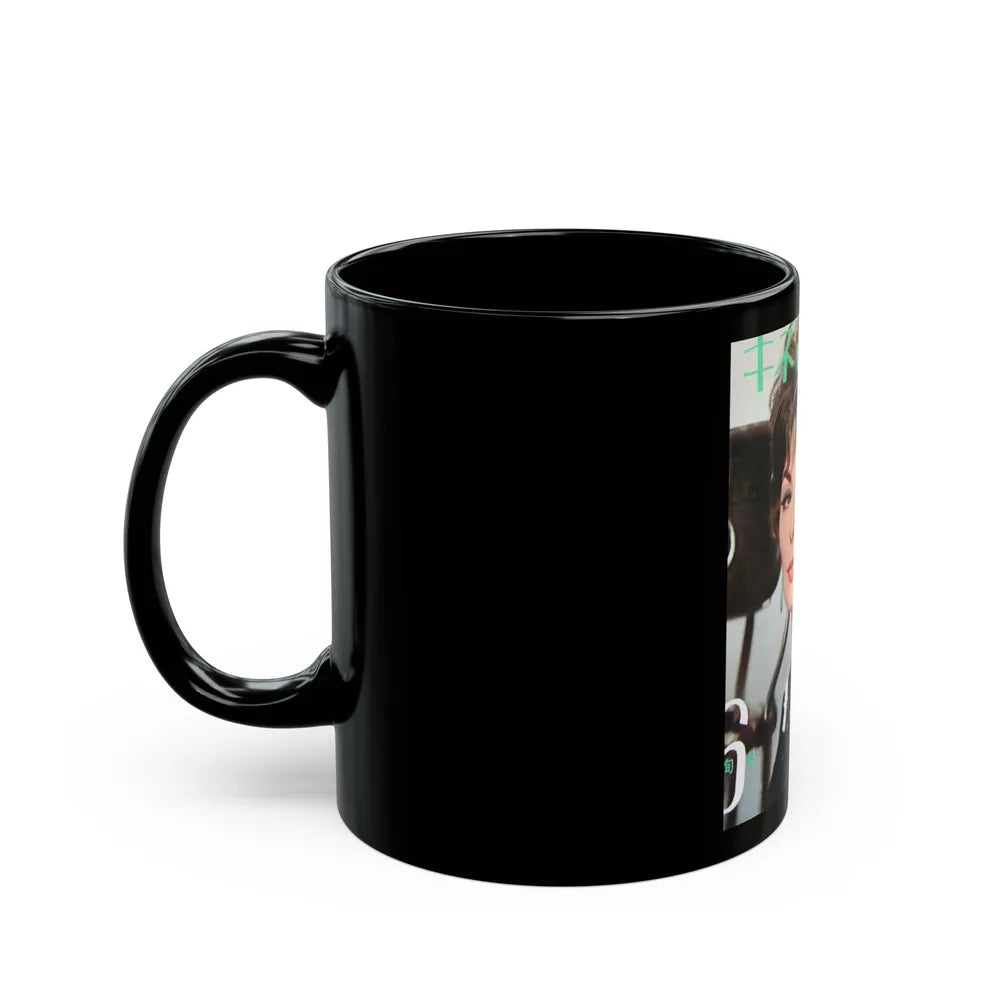 Barbara Rush #227 - Japanese Mag. Cover (Vintage Female Icon) Black Coffee Mug-Go Mug Yourself