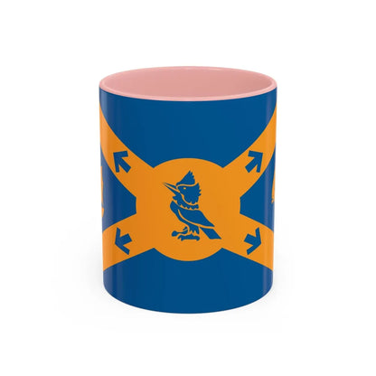 Flag of Halifax Canada - Accent Coffee Mug-11oz-Pink-Go Mug Yourself