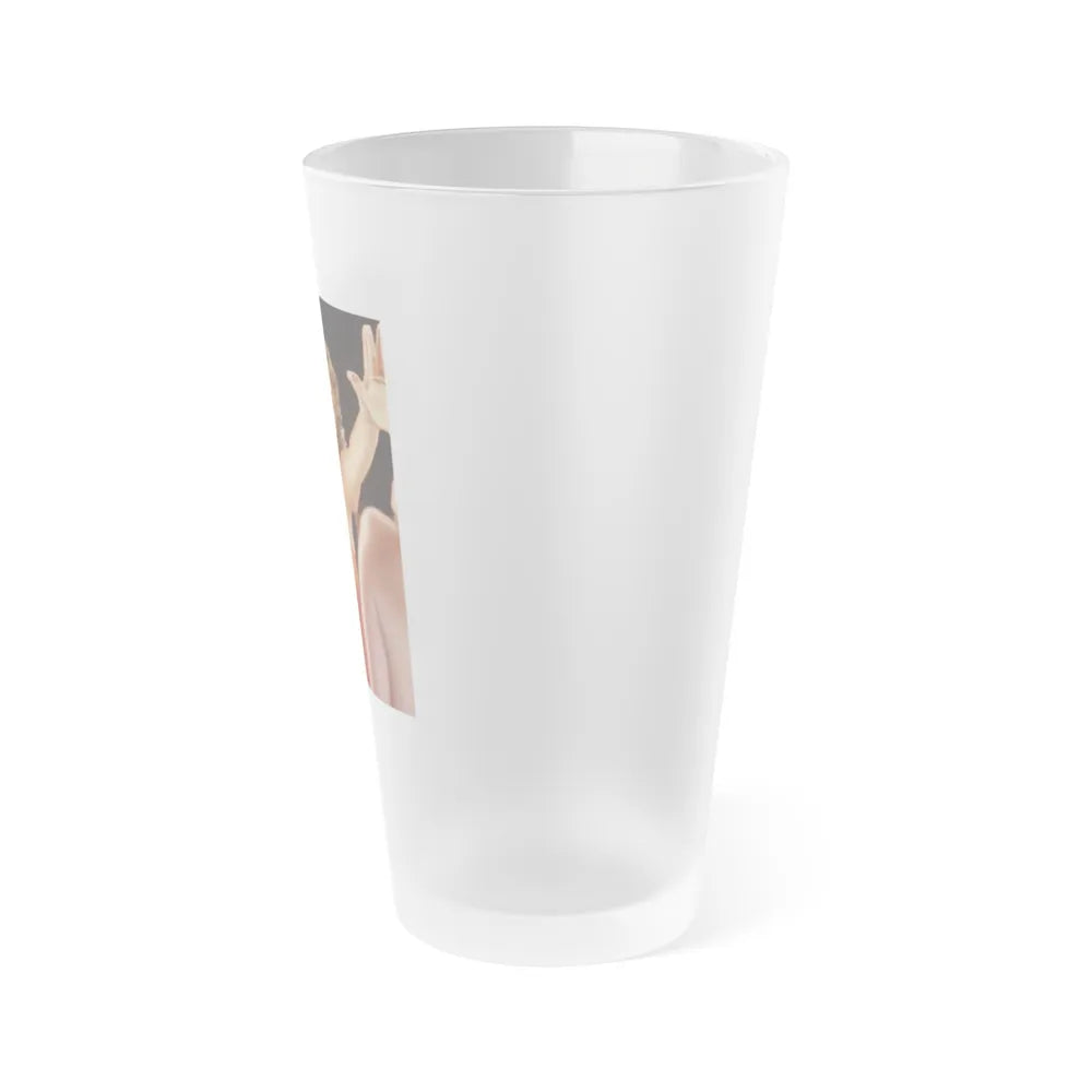 Linda Blair #263 - Partially Topless (Vintage Female Icon) Frosted Pint 16oz-Go Mug Yourself