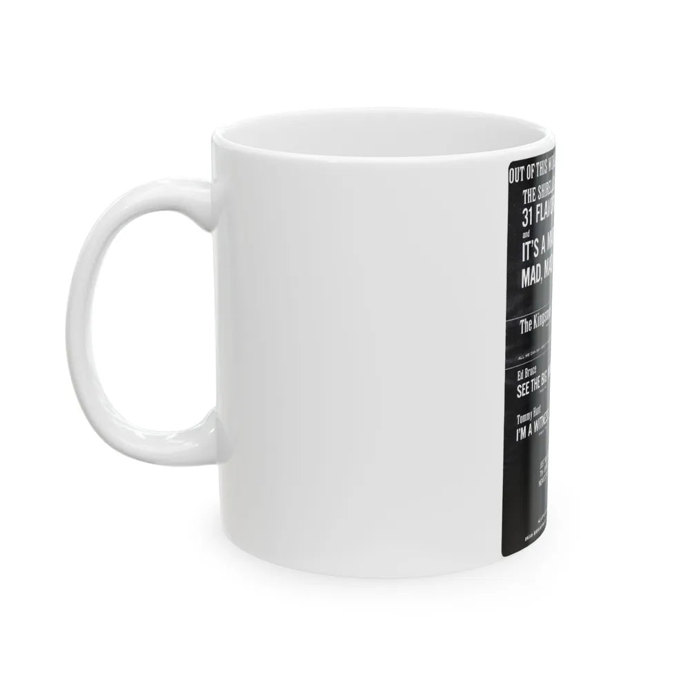 Scepter Records 1963 (Music Poster) White Coffee Mug-Go Mug Yourself