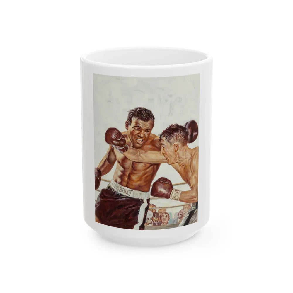 Boxing it Out - White Coffee Mug-15oz-Go Mug Yourself