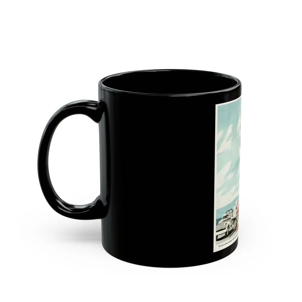 Every Scrap of Wood, 1949 - Black Coffee Mug-Go Mug Yourself