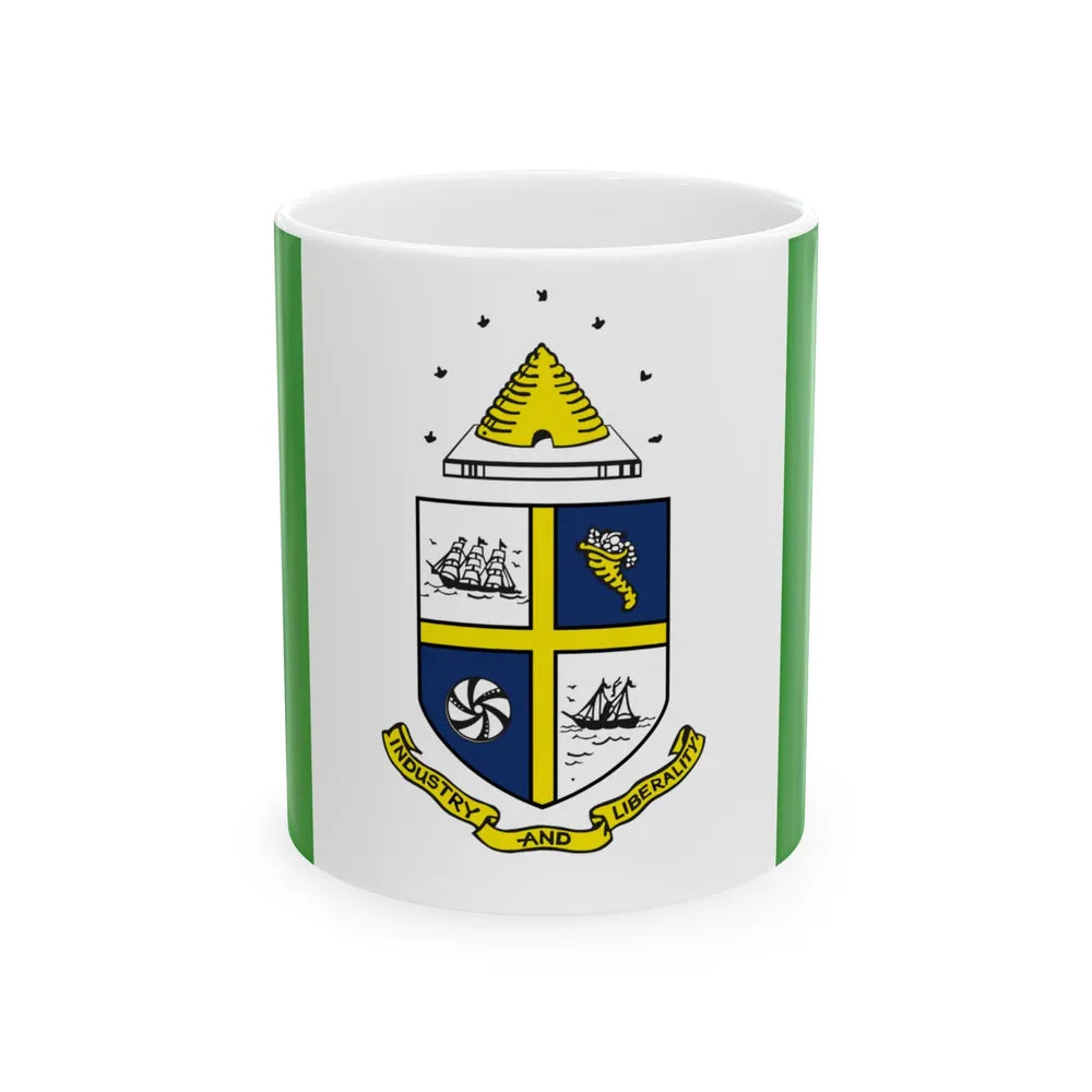 Flag of St Catharines Ontario Canada - White Coffee Mug-11oz-Go Mug Yourself