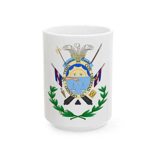 Coat of Arms of the Oriental Province - White Coffee Mug-15oz-Go Mug Yourself