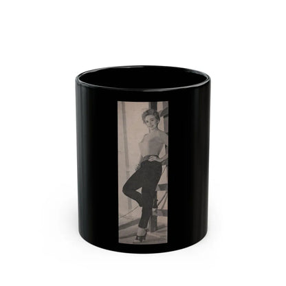 Kim Novak #172 - Scanned Mag. 66 Photos (Vintage Female Icon) Black Coffee Mug-11oz-Go Mug Yourself