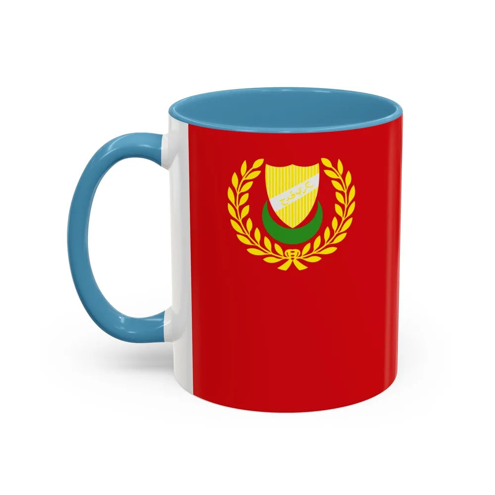 Flag of Kedah Malaysia - Accent Coffee Mug-Go Mug Yourself