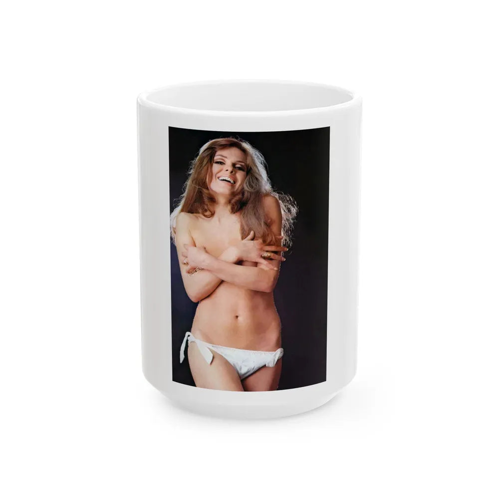 Julie Ege #241 (Vintage Female Icon) White Coffee Mug-15oz-Go Mug Yourself