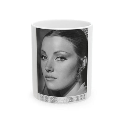 Jane Seymour #38 (Vintage Female Icon) White Coffee Mug-11oz-Go Mug Yourself