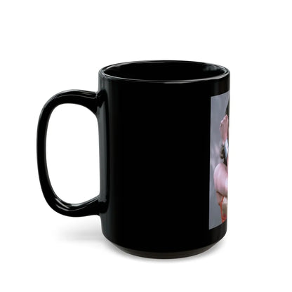 Lynda Carter #233 - Wonder Woman Photo (Vintage Female Icon) Black Coffee Mug-Go Mug Yourself