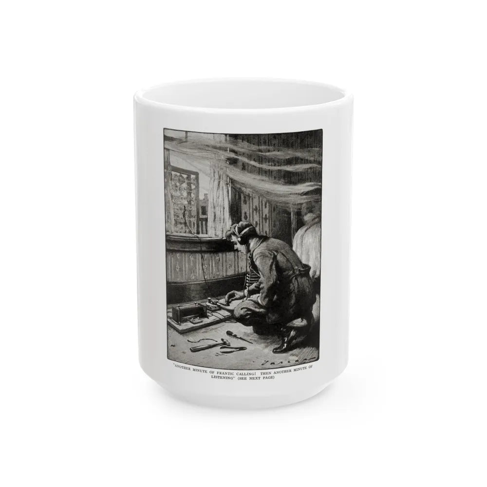 Blazes, Bruce and Bed-springs, St. Nicholas magazine, February 1923 - White Coffee Mug-15oz-Go Mug Yourself