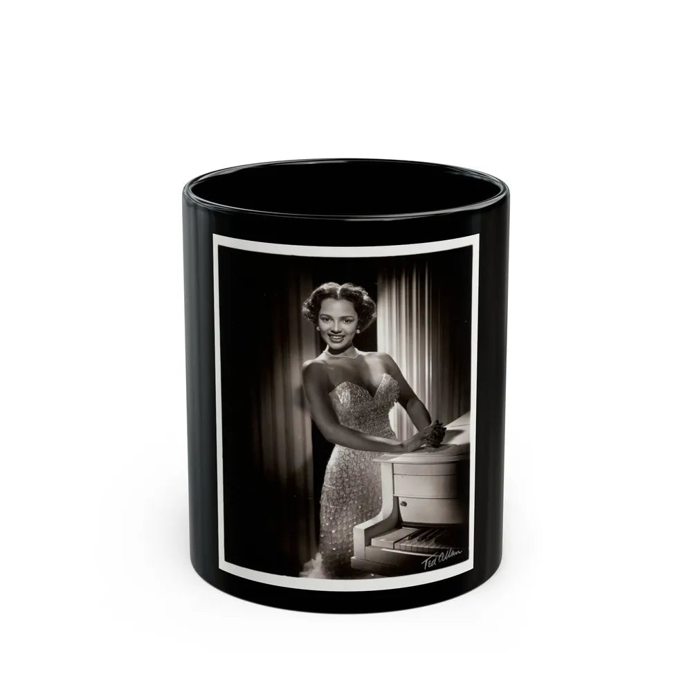 Dorothy Dandridge #89 (Vintage Female Icon) Black Coffee Mug-11oz-Go Mug Yourself