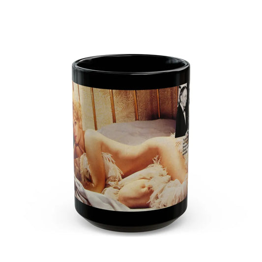 Kim Novak #255 (Vintage Female Icon) Black Coffee Mug-15oz-Go Mug Yourself