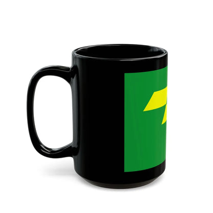 Flag of Miyazaki Prefecture Japan - Black Coffee Mug-Go Mug Yourself