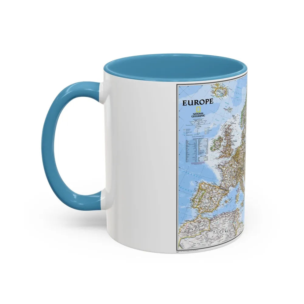 Europe (2004) (Map) Accent Coffee Mug-Go Mug Yourself