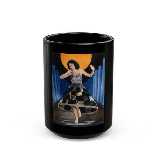 Lillian Roth #03 (Vintage Female Icon) Black Coffee Mug-15oz-Go Mug Yourself