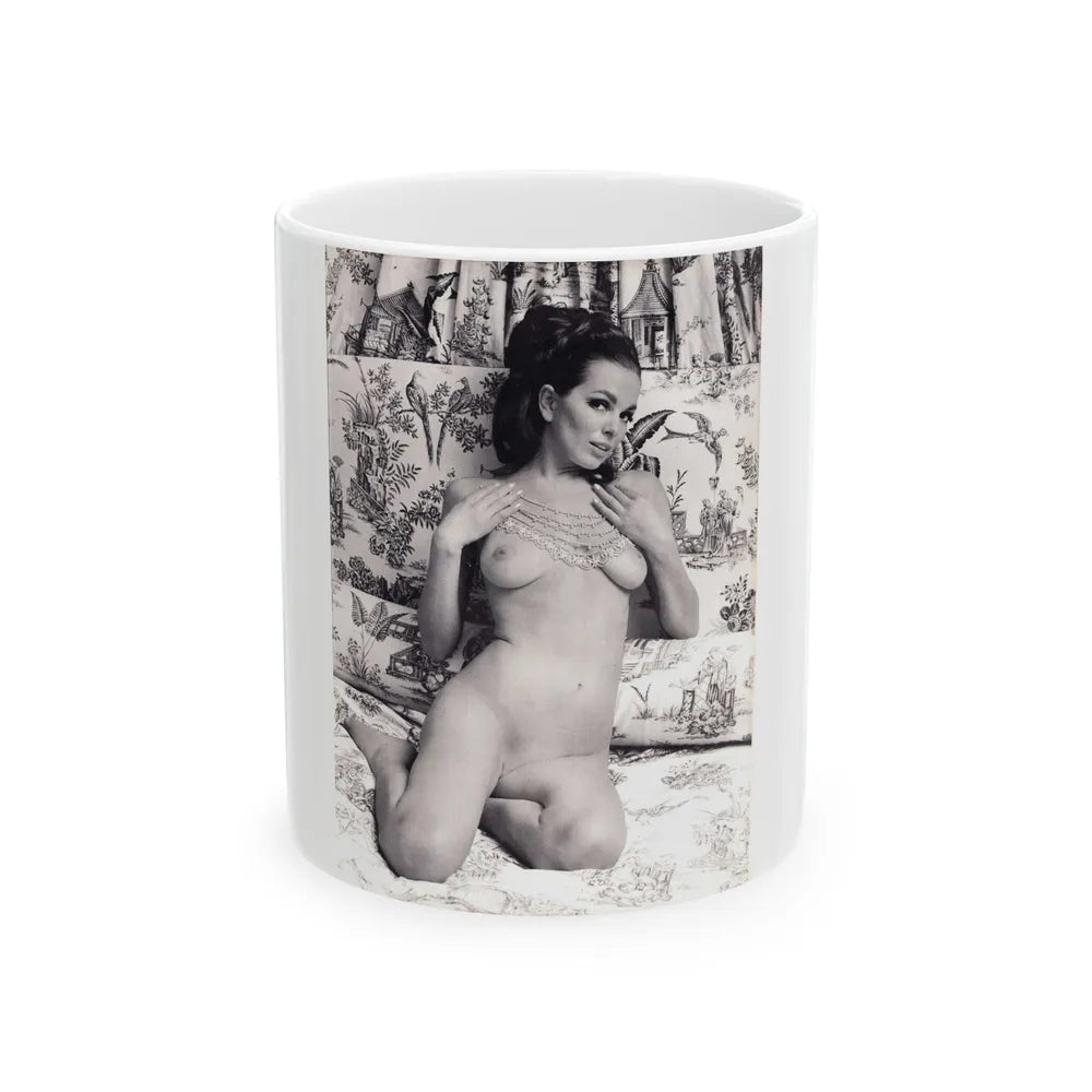 Julie Ege #247 (Vintage Female Icon) White Coffee Mug-11oz-Go Mug Yourself