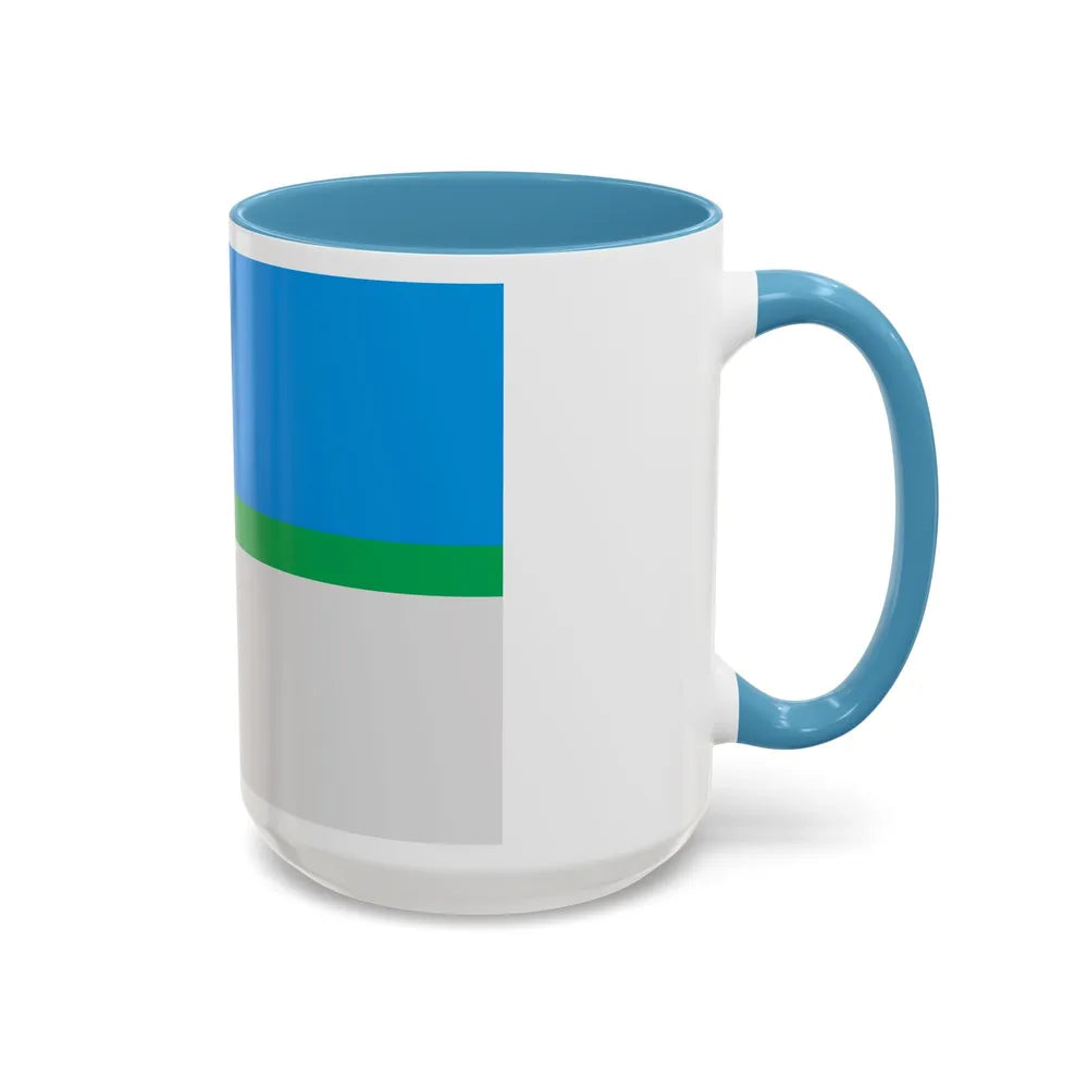 Flag of Rivne Ukraine - Accent Coffee Mug-Go Mug Yourself