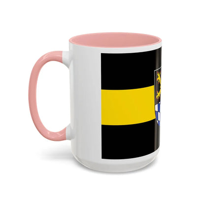 Flag of Amberg Germany - Accent Coffee Mug-Go Mug Yourself