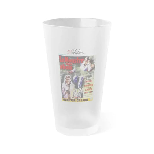 4D MAN (BELGIAN) 1959 Movie Poster - Frosted Pint Glass 16oz Default Title - Go Mug Yourself